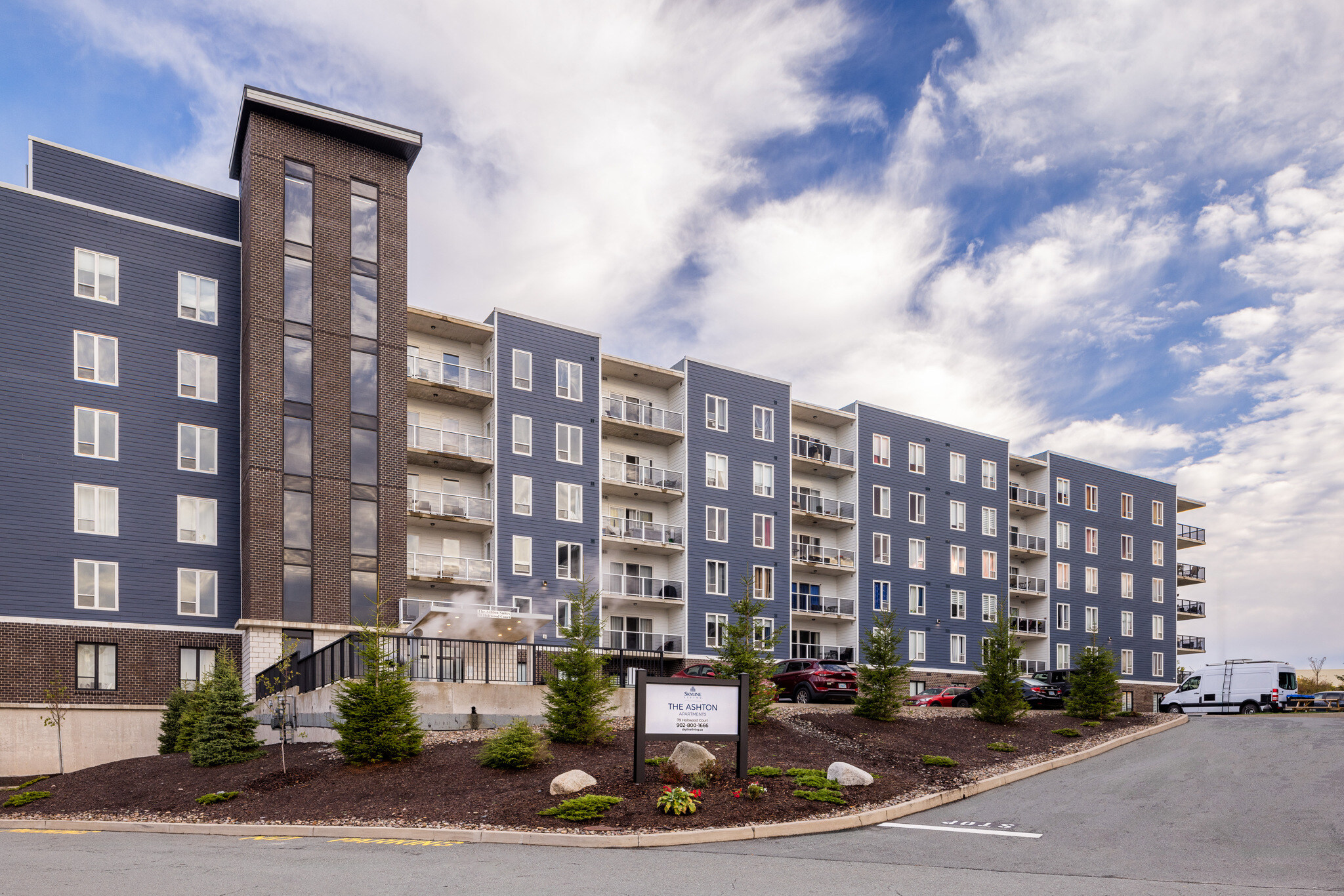 View of The Ashton Apartments