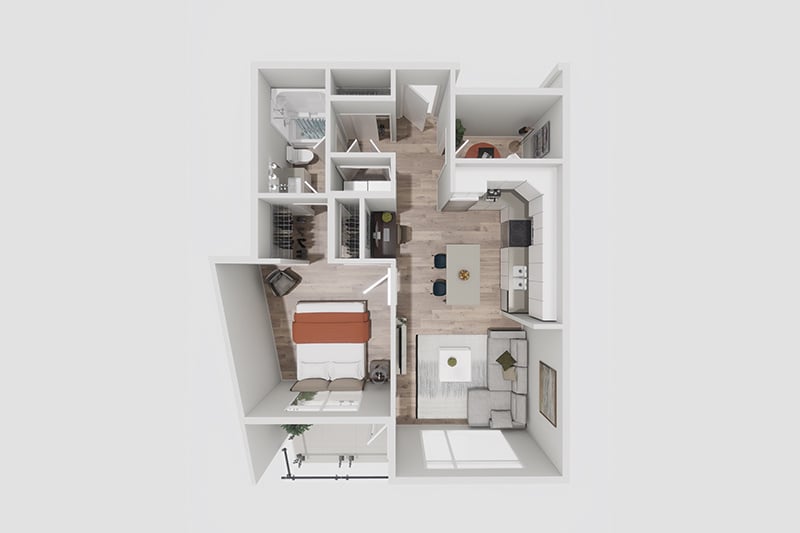 North Point Apartments Foundry floor plan