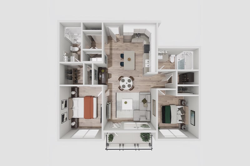 North Point Apartments Prospect floor plan