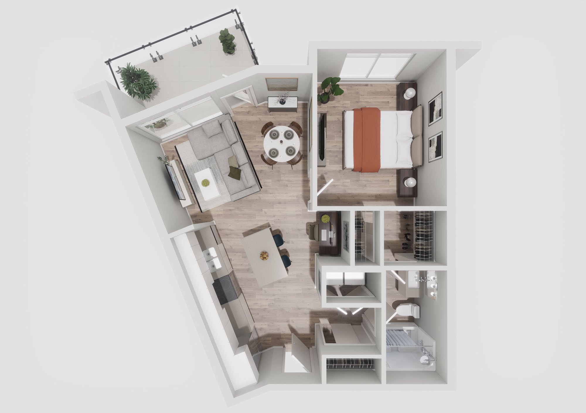 North Point Apartments Vista floor plan