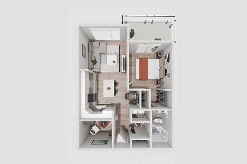North Point Apartments Wellington floor plan