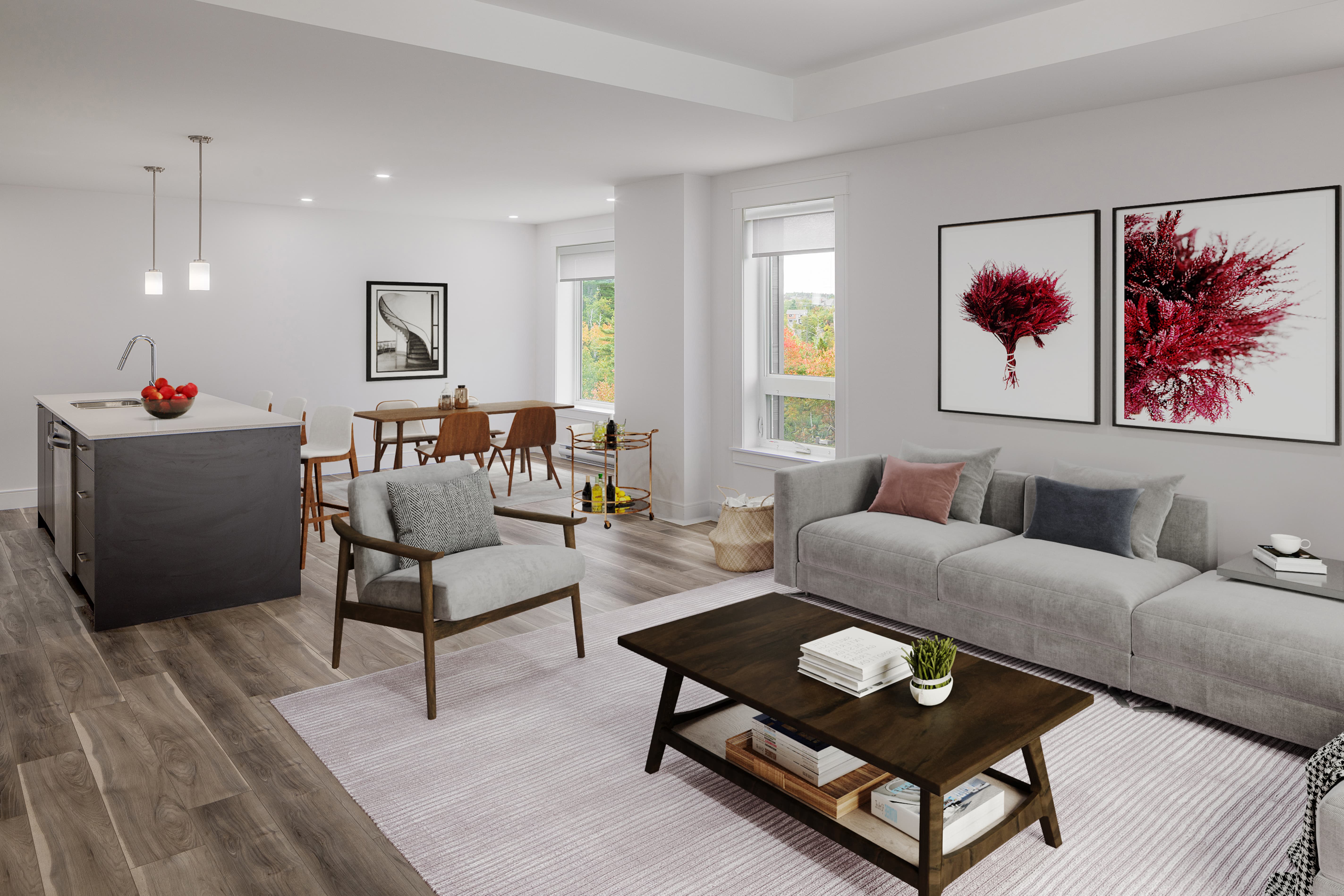 Skyline - Brookside Terrace - Living Room