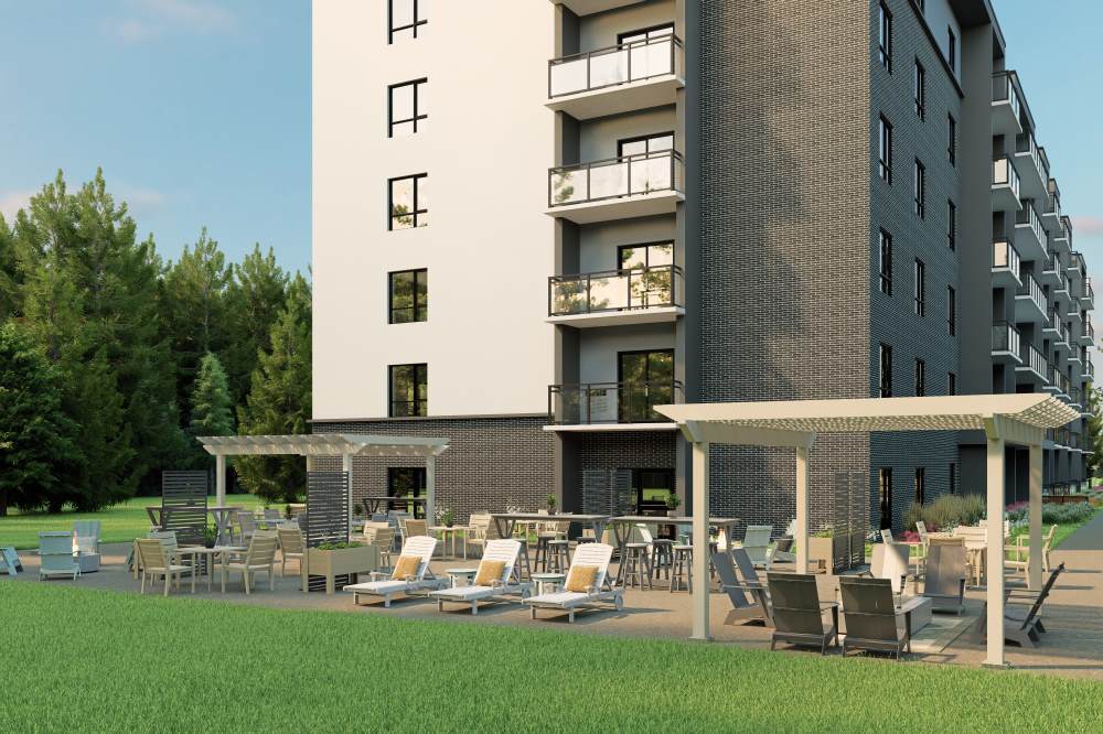 Spencer Place Apartments - Exterior Render (6) - Amenity Patio 2 low res